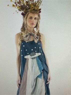 magnolia pearl opalia lana tank dress embroidered UFO stars